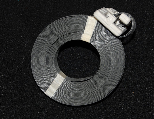 Pre-Cut Strapping "BLACK" w/Buckle 1/2" x 17' - 500