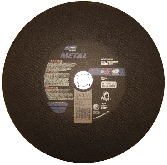 Norton Cut-Off Wheels 14" x 3/32" x 1" - Metal Cutting (Pack of 10)