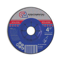 Continental Abrasives 4-1/2" x 1/4" x 7/8" Metal Grinding (Pack of 25)