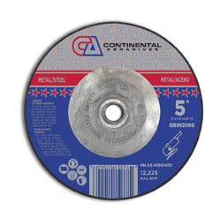 Continental Abrasives 5" x 1/4" x 5/8-11" Metal Grinding (Pack of 10)