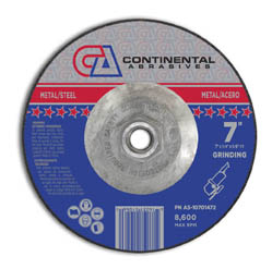 Continental Abrasives 7" x 1/4" x 5/8-11" Metal Grinding (Pack of 10)