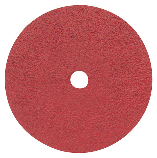 Pearl 7" x 7/8" 50Grit Redline Ceramic Resin Fiber Disc (25 Pack)