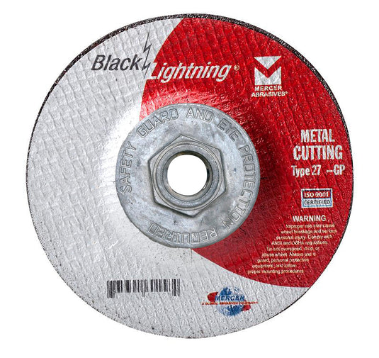 Mercer Black Lightning 4 1/2" x 3/32" x 5/8"-11 - Metal (Pack of 20)