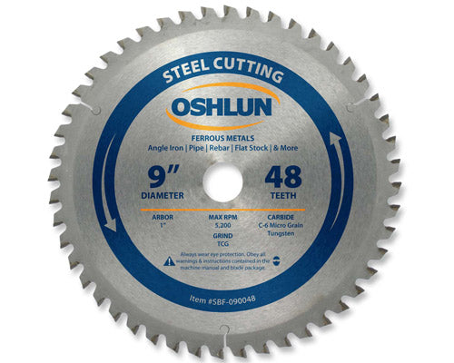 Metal Cutting Saw Blades Carbide 9" x 1" x 48T