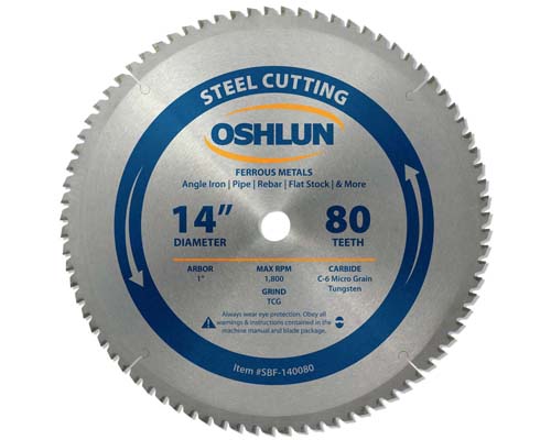 Metal Cutting Saw Blades Carbide 14" x 1" x 80T