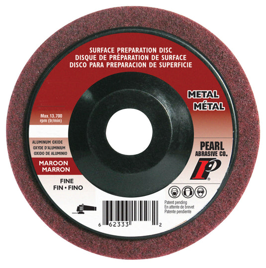 Pearl 4-1/2" x 7/8" Al/Ox Surface Preperation Wheel - 10/box