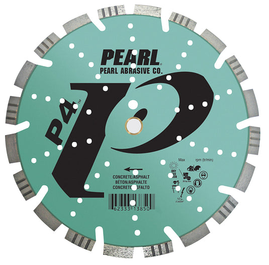 Pearl 16" x .125 x 1", 20mm P4 Asphalt and Concrete Combo Blade