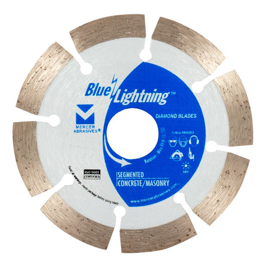 Blue Lightning Diamond Saw Blades 4 1/2" x .080 x 7/8", 5/8" - Segmented
