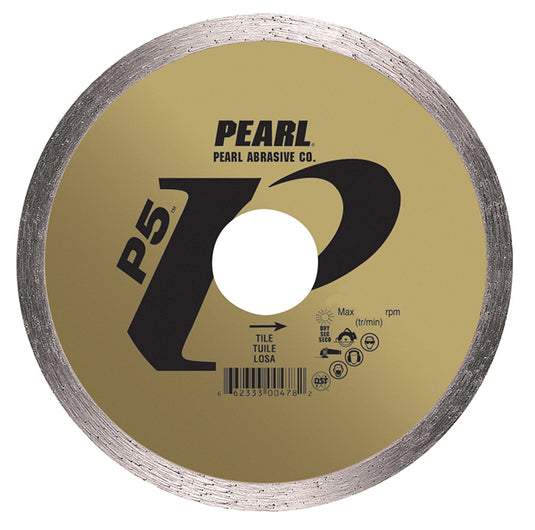 4" x .055 x 20mm, 5/8" Pearl P5 Tile Cutting Diamond Blade