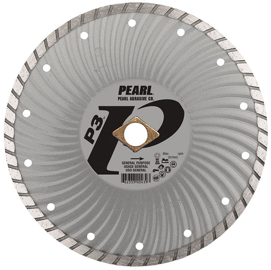 Pearl 4 1/2" x .080 x 7/8 - 5/8" P3 Waved Core Turbo Diamond Blade