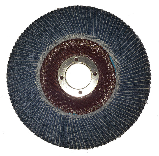 Norton Bluefire 4-1/2"x7/8" 40 Grit Zirconia Flap Disc 10 Pack (90082)