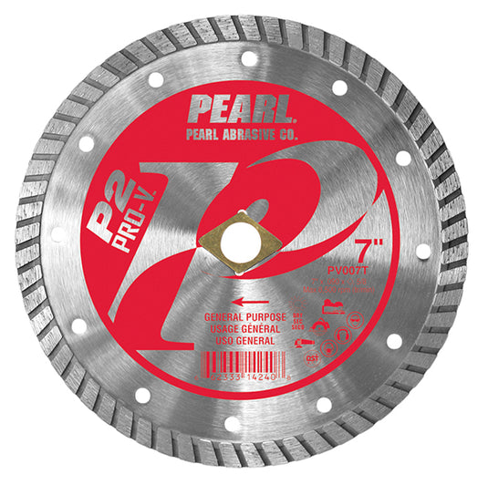 Pearl 7" x .090 x 7/8",DIA, 5/8" Pearl P2 PRO-V Turbo Blade