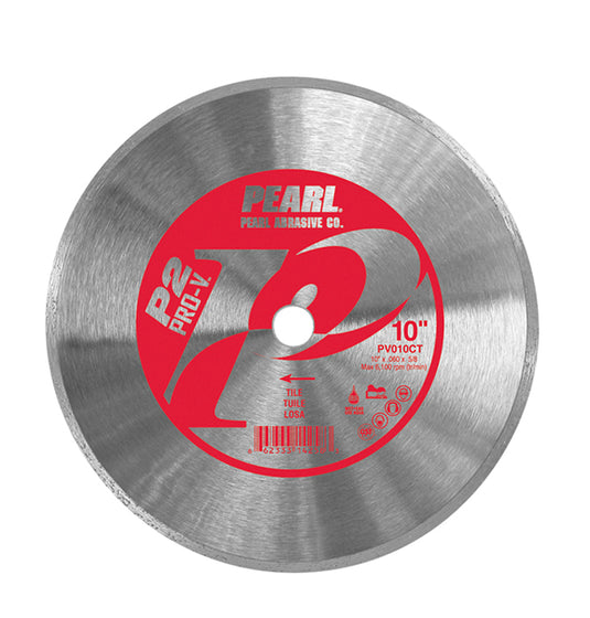 10" x .060 x 5/8" Pearl P2 PRO-V Tile Cutting Diamond Blade