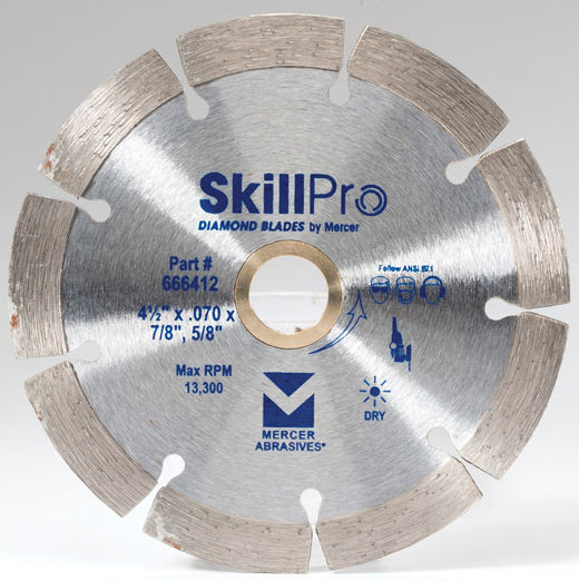 SkillPro Diamond Saw Blade 4-1/2" x .070 x 7/8", 5/8"