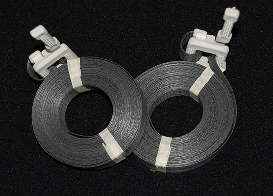 Pre-Cut Strapping "BLACK" w/Buckle 1/2" x 17' - 500