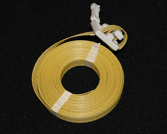 Pre-Cut Strapping "YELLOW" w/Buckle 1/2" x 17' - 500