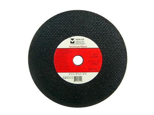 Mercer 4" x 1/8" x 3/8" High speed cut off wheel - Coarse - Metal