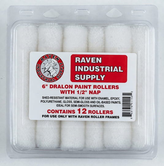 6" x 1/2" Nap Mini Roller Cover - (12/pk)