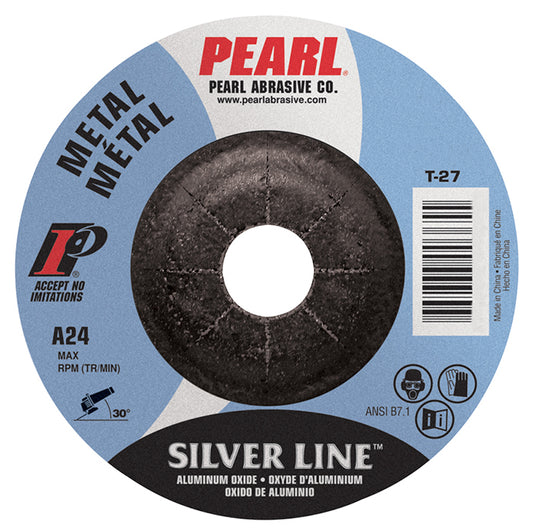 Pearl Silverline 4" x 1/4" x 5/8" Depressed Center Grinding Wheel