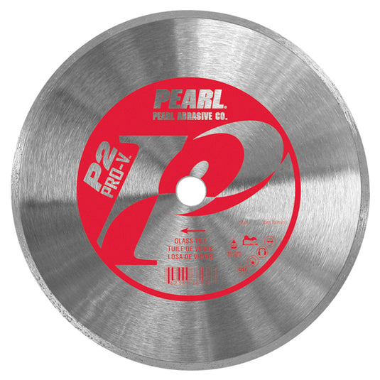 Pearl 8" x .050 x 5/8" P2 PRO-V Diamond Blade - Glass Tile