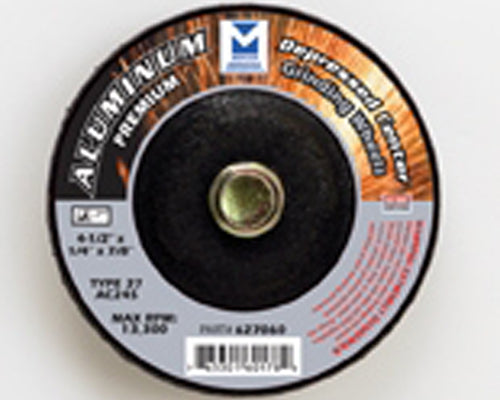 Mercer 7" x 1/4" x 5/8" - 11 Grinding Wheel TYPE 27 - Aluminum