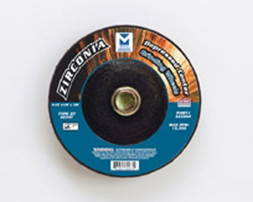 Mercer 4 1/2" x 1/4" x 7/8" Grinding Wheel TYPE 27 - ZIRCONIA