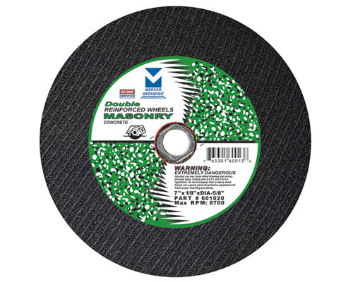 Mercer 8" x 1/8" x DIA-5/8" Circular Saw Wheels - Masonry/Concrete