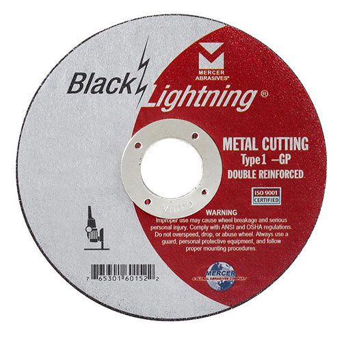 Mercer Black Lightning 4" x .045" x 3/8" - Metal