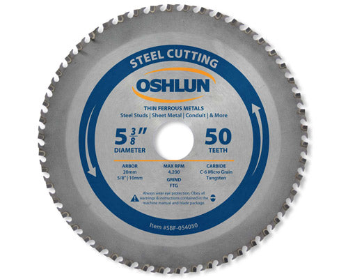 Metal Cutting Saw Blades 5-3/8" x 50T