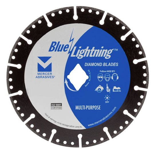 Blue Lightning Diamond Saw Blades 7" x .090 x Diamond-7/8", 5/8"