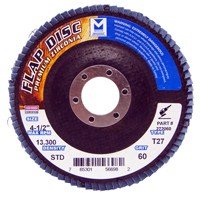 Mercer Zirconia Flap Disc 4 1/2" x 7/8" 60grit Standard - T27