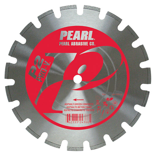 Pearl 12" x .125 x 1", 20mm  P2 PRO-V Asphalt and Green Concrete Blade