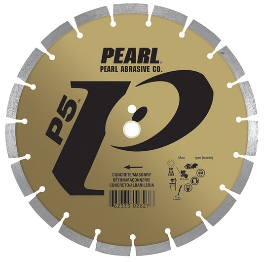 Pearl 12" x .125 x 20mm  P5 Segmented Diamond Blade