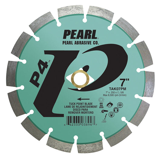 Pearl 7" x .250 x 7/8", DIA - 5/8 P4 PRO-V Tuck Point Diamond Blade