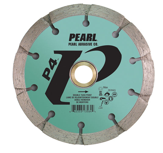 Pearl 4-1/2" x .250 x 7/8", 5/8" P4 Sandwich Tuck Point Diamond Blade