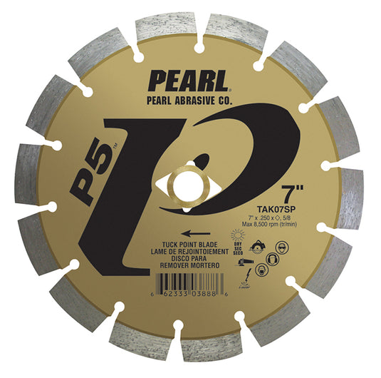 Pearl 7" x .250 x 7/8", DIA - 5/8 P5 PRO-V Tuck Point Diamond Blade
