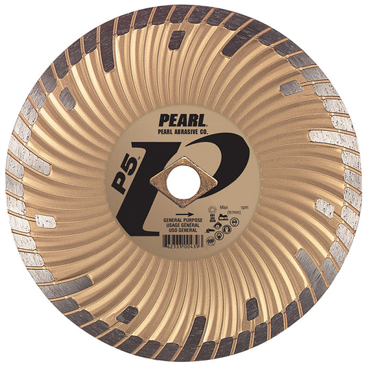Pearl 8" x .080 x DIA - 5/8" P5 Waved Core Turbo Diamond Blade