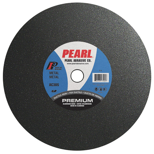 Pearl 12" x 5/32" x 1" Premium AC30S Gas Saw Wheel - Metal (Pack of 10)