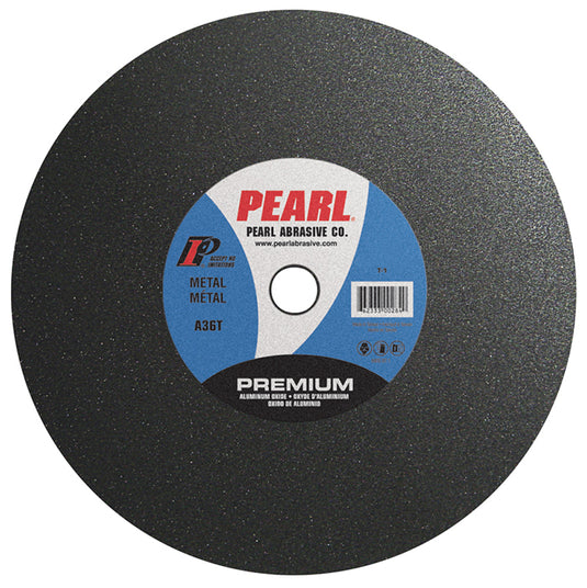 Pearl 12" x 3/32" x 1" Premium A36S Chop Saw Wheels - Metal (Pack of 10)