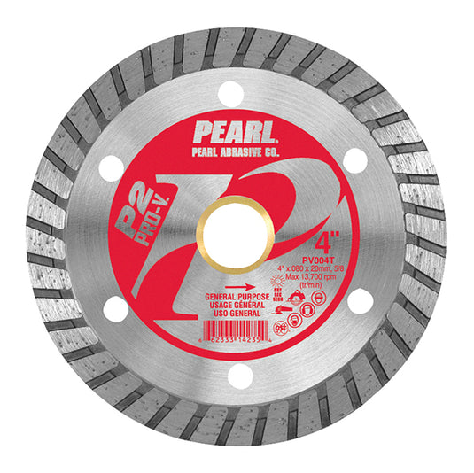 Pearl P2 PRO-V 4" x .080 x 20mm, 5/8" Turbo Blade