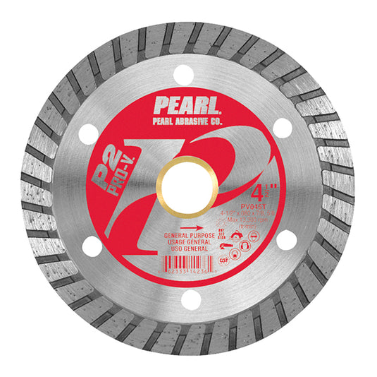 Pearl 4-1/2" x .080 x 7/8", 5/8" Pearl P2 PRO-V Turbo Blade