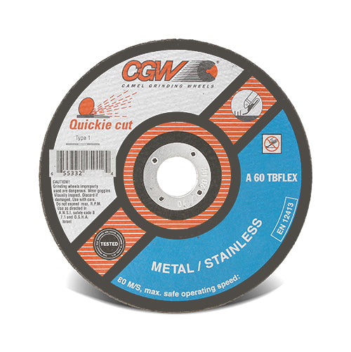CGW Quickie Cut Reinforced Cut-Off Wheel - 6"x.040x5/8"