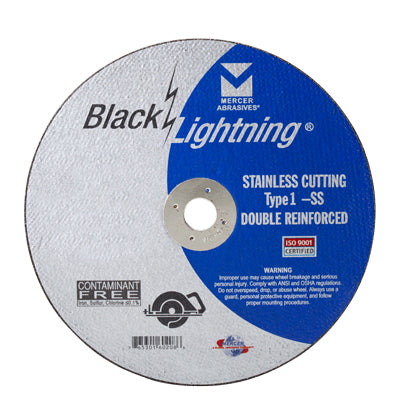 Mercer Black Lightning 7" x 5/64" x 7/8" - Stainless Steel